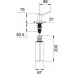 Franke Simple Dávkovač saponátu, 500 ml, Nerez 119.0281.898