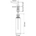 Franke Basic Dávkovač saponátu, 500 ml, Chrom 119.0084.687