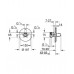 GROHE Grohtherm 1000 - Termostatická centrální baterie pod omítku,chrom 34573000
