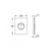 GROHE Nova Cosmopolitan Light ovládací tlačítko, chrom 38809000