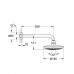 GROHE Euphoria Cosmopolitan-Hlavová sprcha,prům. 180mm,rameno 286mm,chrom 26072000