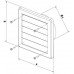 HACO větrací mřížka gravitační VM 175x175 G/125 H plast, hnědá 0234