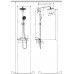 Hansgrohe Raindance Select S 240 1jet Showerpipe EcoSmart 9 l/min 27116000