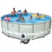 INTEX Bazén Frame Pool Set Ultra Rondo 549 x 132 cm, filtrace a schůdky 28336