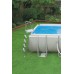 INTEX Bazén Frame Pool Set Ultra Quadra 549 x 274 x 132 cm, filtrace a schůdky 128352
