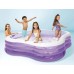 INTEX Beach Wave Swim Center Pool Bazén 229 x 229 x 56 cm fialový 57495NP