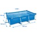 VÝPRODEJ INTEX SMALL RECTANGULAR FRAME POOLS Bazén 260 x 160 x 65 cm 28271NP POŠKOZENÝ OBAL!!