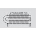 ISAN SPIRAL RAO2 radiátor na zem kov (RAL 9006) 6000/76x2,5x156 ZRAO276156600F20