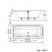 IDEAL Standard ACTIVE DUO vana pro dvě osoby 180 x 80 cm k zabudování K181601