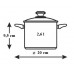 KELA Hrnec 20 cm, 2,6 l, STONELINE KL-16380