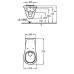 KERAMAG klozet závěsný Vitalis s hlubokým splachováním 6 L 201500000
