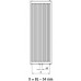 Kermi deskový radiátor Verteo Profil 20 2400 / 800 FSN202400801X3K
