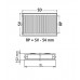 Kermi Therm X2 Profil-Hygiene-kompakt deskový radiátor 20 400 / 1000 FH0200410