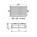 Kermi Therm X2 Profil-Hygiene-kompakt deskový radiátor 30 300 / 1400 FH0300314