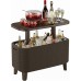 KETER BEVY BAR Multifunkční stolek ratan, 83,5 x 40 x 50-74 cm, cappuccino 17209510