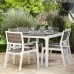 KETER HARMONY Zahradní židle, 59 x 60 x 86 cm, bílá/šedá 17201284