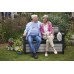KETER DECO GARDEN BENCH 227L Úložná lavice, 133 x 61 x 89 cm, šedá 17213853