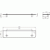 IDEAL Standard CONNECT skleněná polička pod zrcadlo 50 x 11cm N1392AA
