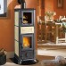 NORDICA DORELLA Forno L12 krbová kamna s troubou liberti bordo