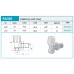 NOVASERVIS radiátorový ventil rohový 3/8" RA310/10