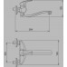 NOVASERVIS METALIA 57 Dřezová nebo umyvadlová nástěnná baterie 100 mm chrom 57074,0