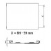 Kermi Therm X2 Plan-Kompakt deskový radiátor 10 600 / 1600 PK0100616