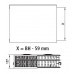 Kermi Therm X2 Plan-Kompakt deskový radiátor 33 400 / 1000 PK0330410