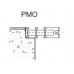 Boki Krycí mřížka k podlahovým konvektorům PMO-18-110-11 příčná, dural
