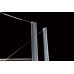 POLYSAN VITRA LINE obdelníková zástěna 1200x800 mm BN 5515, pravá