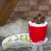 PROSPERPLAST COUBI květináč 23 cm, 6,5l,fialová DUO230