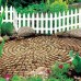 Prosperplast GARDEN CLASSIC zahradní plot 322x35cm hnědý IPLSU