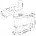 Prosperplast RATO CASE High Truhlík se zavlažováním 80x33x65cm, umbra DRTC800H