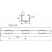 RABOVSKÝ Nosník C 40x20x2 mm, 2000 mm zinek 22022000