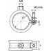 RABOVSKÝ Objímka LUPJ 4", 110 mm jednodílná 11010110