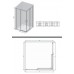 RAVAK MATRIX MSRV4-90/90 Sprchový kout rohový white+Transparent 1WV77100Z1