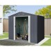 Riwall RMSA 6x8 Anthracite - zahradní domek kovový 2,4 x 1,7 m SD-X0608-H170C-A