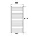 Korado KORALUX LINEAR Classic Koupelnový radiátor KLC 1220.600 white RAL 9016