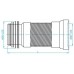 SAPHO flexibilní napojení na WC mísu, 260 - 490 mm IL24500