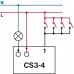 ELEKTROBOCK časový spínač pod vypínač CS3-4