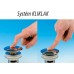 SILFRA náhradní keramická zátka click-clack, 72mm, bílá RI285