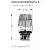 HEIMEIER termostatická hlavice K pro veřejné prostory se 2 šroubky v matici 6040-00.500