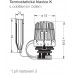 HEIMEIER termostatická hlavice K s odděleným čidlem 2m 6002-00.500