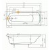 TEIKO Vana Klasik obdélníková 170 x 70 cm - HTP systém ECO HYDRO V213170N04T01211