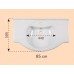 INTEDOOR ZARJA spodní koupelnová skříňka závěsná s keramickým umyvadlem ZA8517