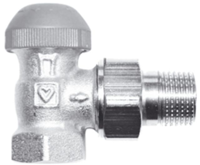 HERZ TS-98-VHF-Termostatický ventil M30x1,5 rohový 1/2" šedá krytka 1762421