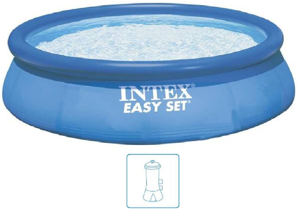 INTEX Easy Set Pool Bazén 305 x 76 cm s kartušovou filtrační pumpou 28122GN