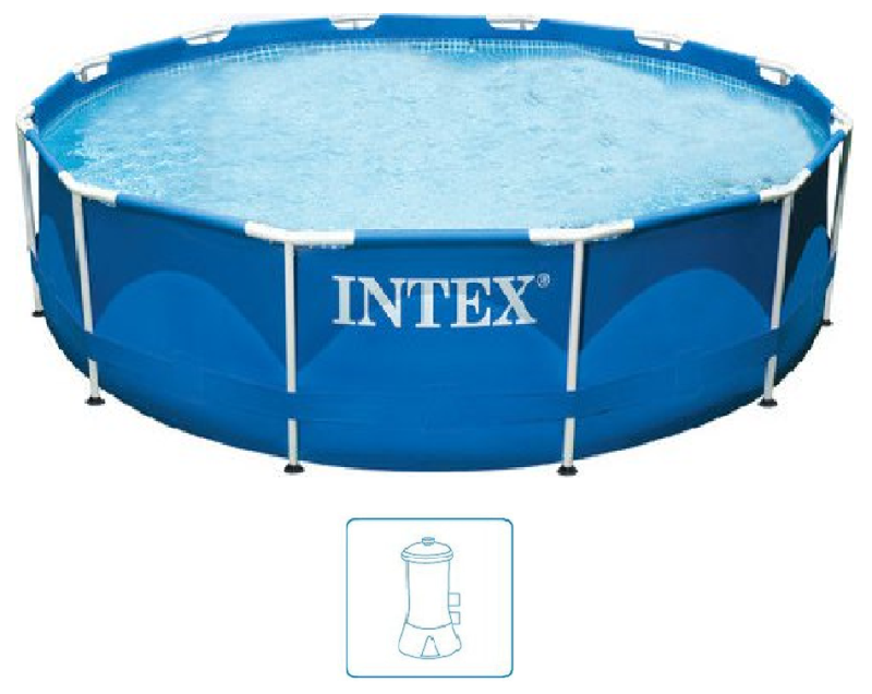 INTEX METAL FRAME POOLS Bazén 366 x 76 cm 28212NP