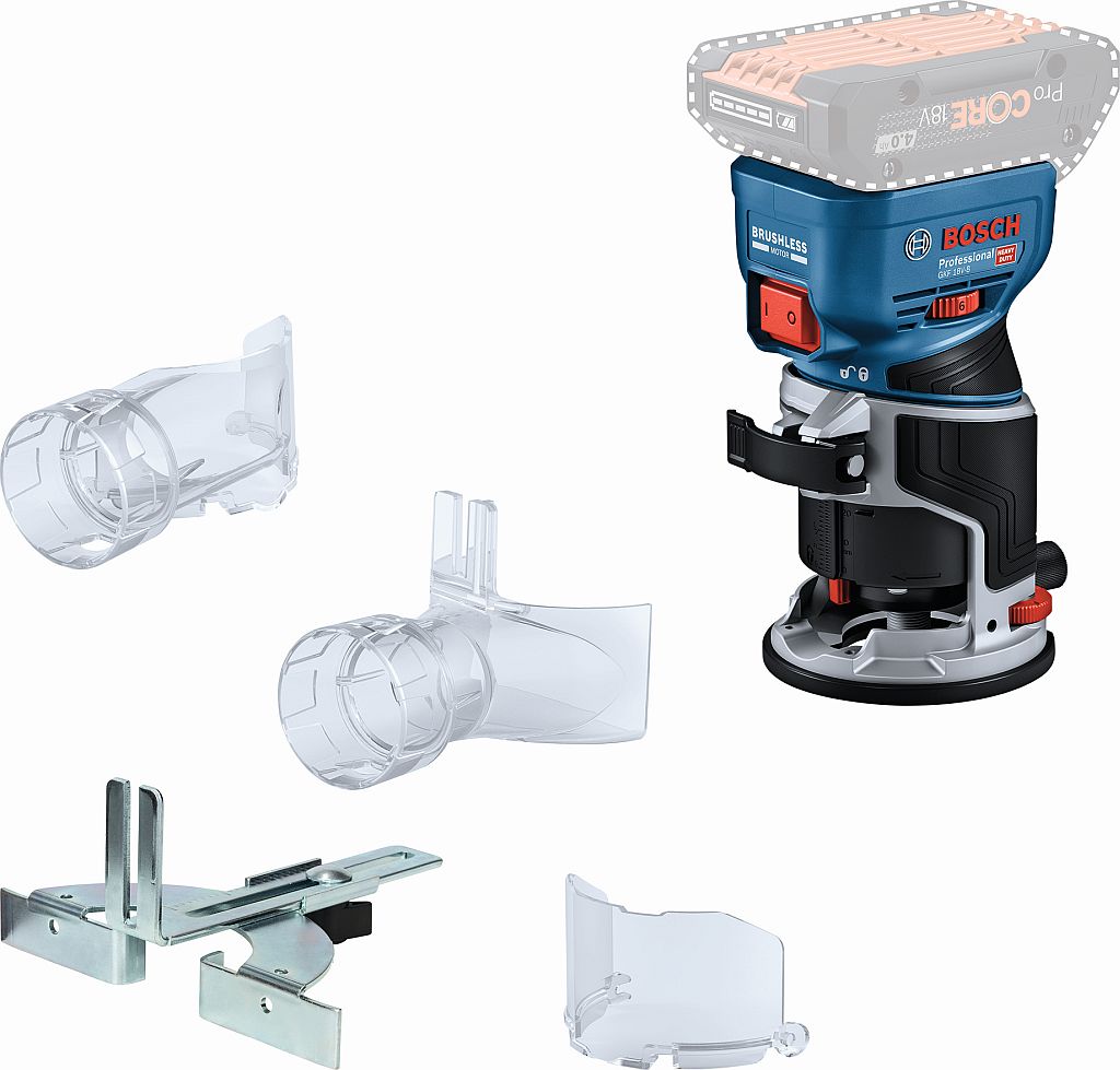 BOSCH GKF 18V-8 PROFESSIONAL Akumulátorová ohraňovací frézka 06016C2000