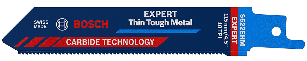 BOSCH Pilový list do pily ocasky EXPERT Thin Tough Metal S 522 EHM, 1 ks 2608900359