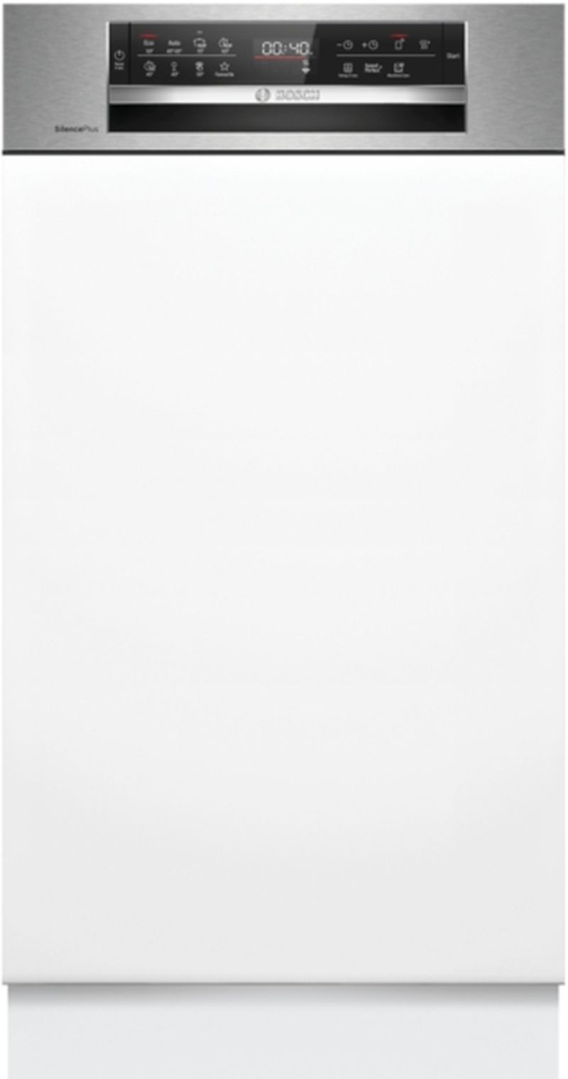 Bosch Serie 6, Vestavná myčka nádobí (45 cm), Broušená ocel SPI6EMS21E